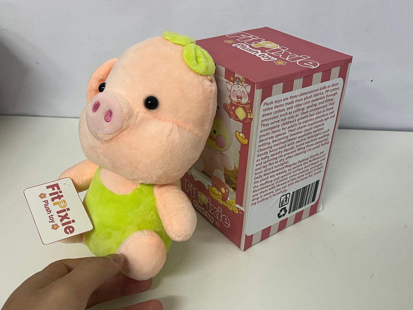 FitPixie Cute Pig Plush Toy A Soft & Healing Companion