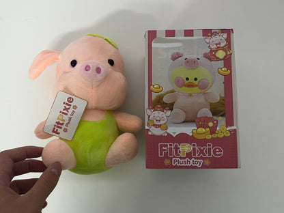 FitPixie Cute Pig Plush Toy A Soft & Healing Companion