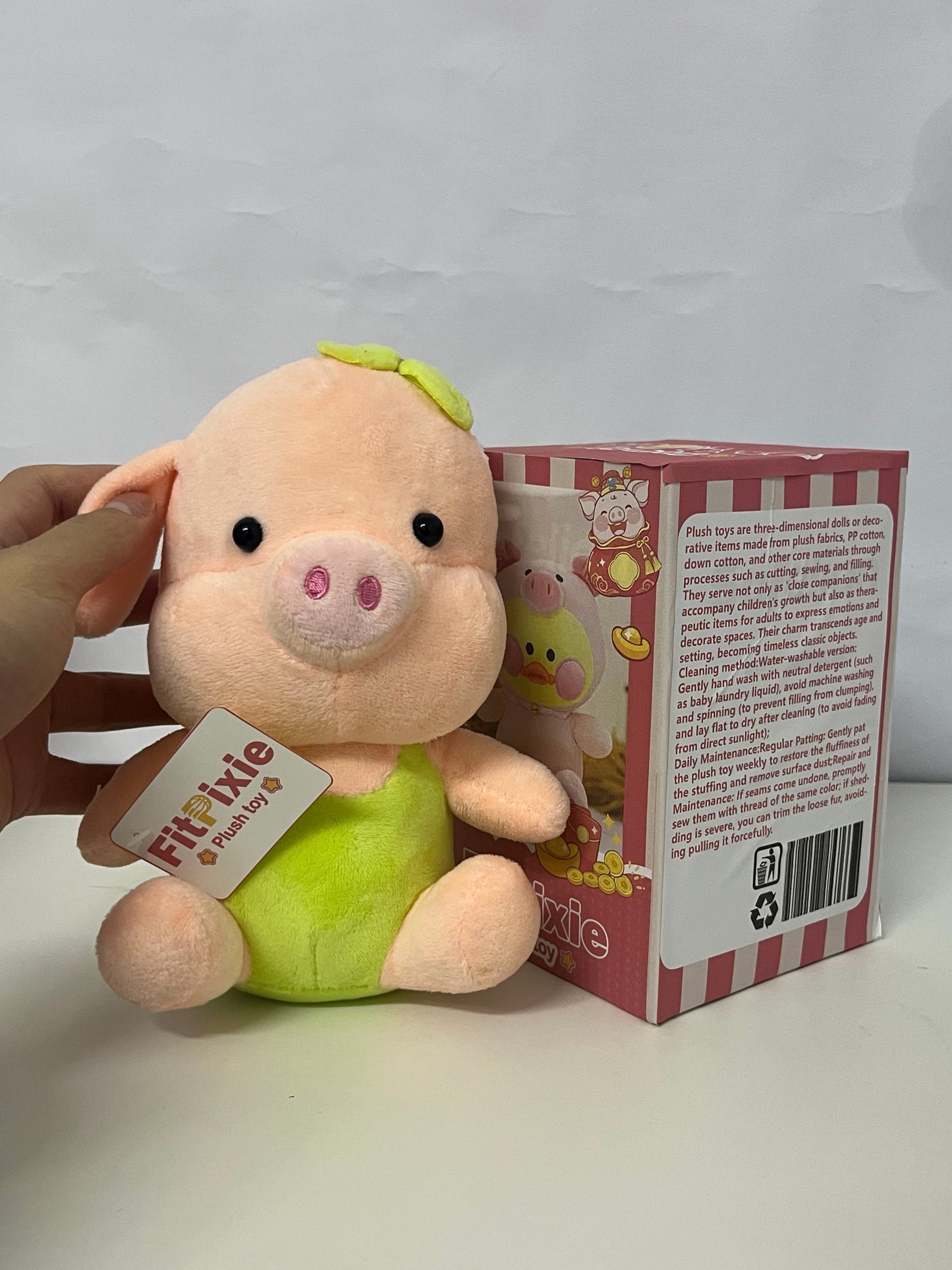 FitPixie Cute Pig Plush Toy A Soft & Healing Companion