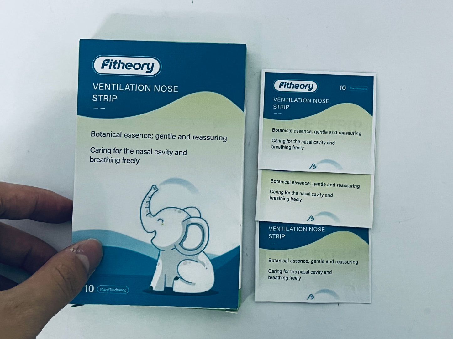 Fitheory Strips for Breathing Nasal Congestion Relieve promoting a more restful sleep experience