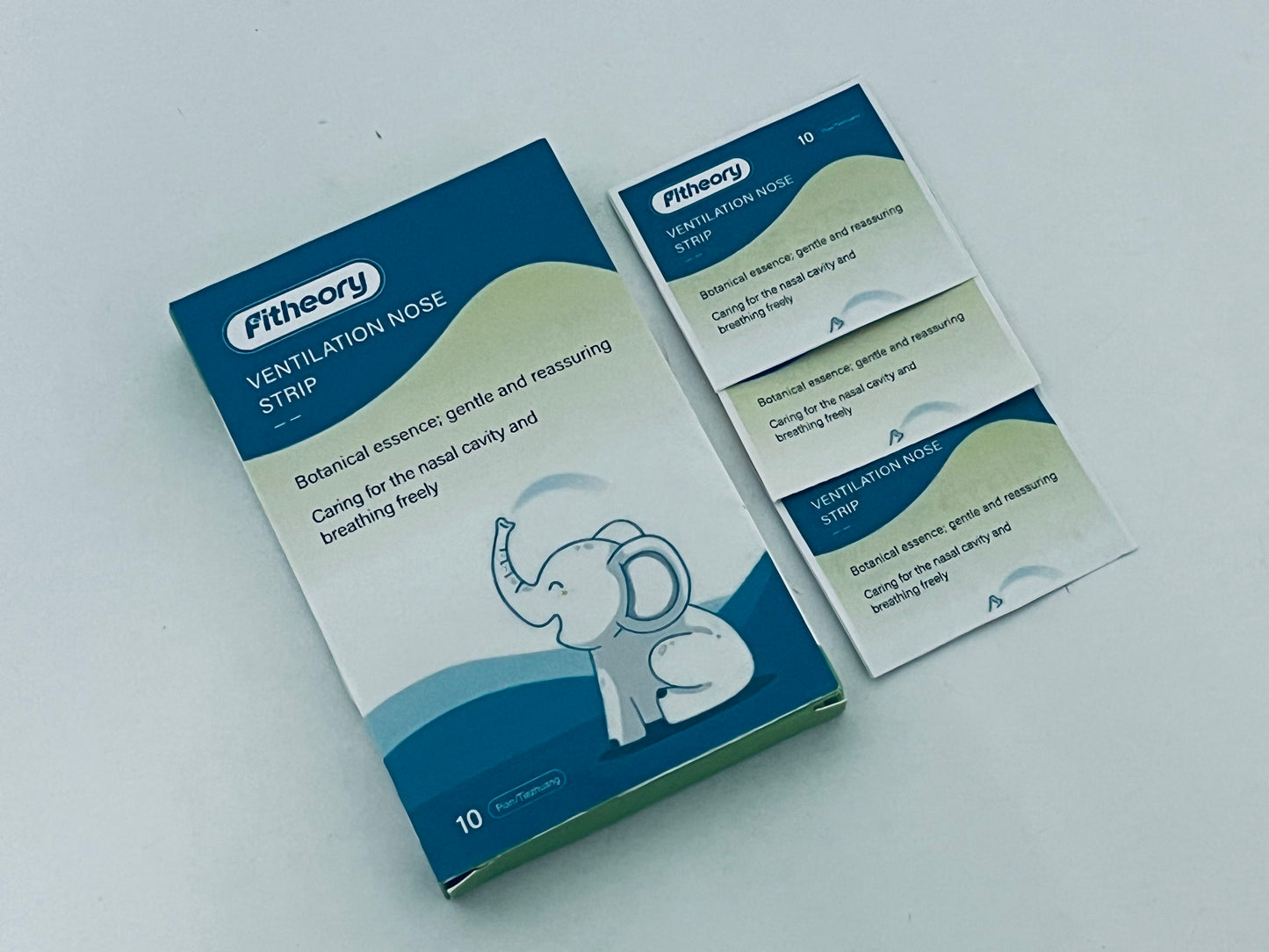 Fitheory Strips for Breathing Nasal Congestion Relieve promoting a more restful sleep experience