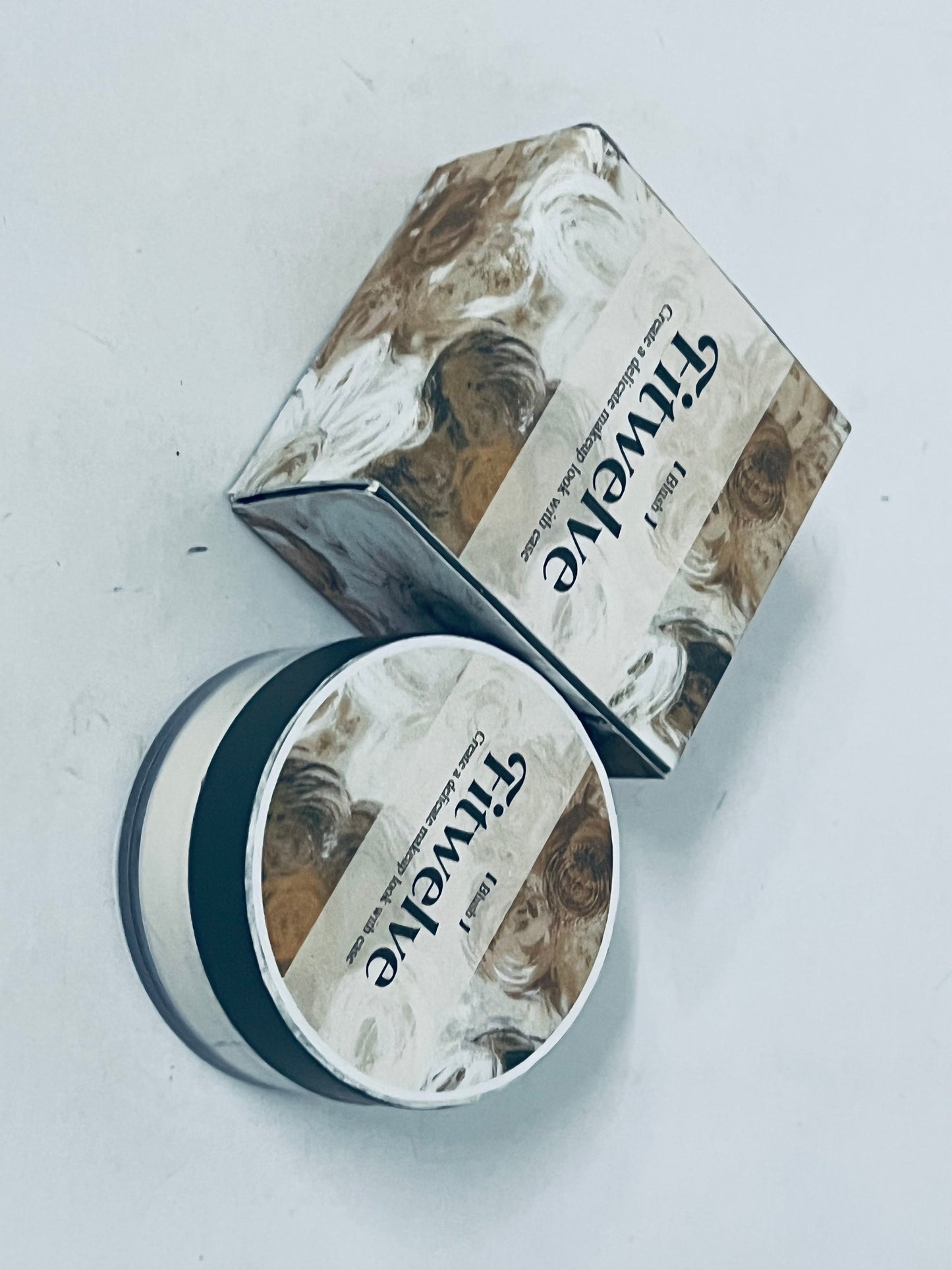 Fitwelve Pressed face powder Loose face powder Drying Powder Setting Powder, Soft Finishing Powder - Lightweight Oil Control, Long Lasting,  (Natural, Normal)