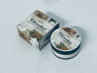 Fitwelve Pressed face powder Loose face powder Drying Powder Setting Powder, Soft Finishing Powder - Lightweight Oil Control, Long Lasting,  (Natural, Normal)