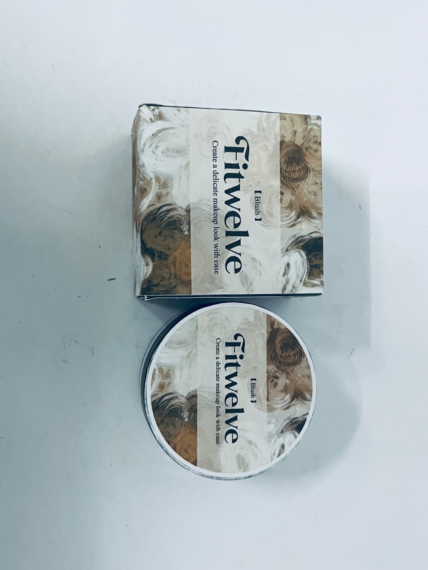 Fitwelve Pressed face powder Loose face powder Drying Powder Setting Powder, Soft Finishing Powder - Lightweight Oil Control, Long Lasting,  (Natural, Normal)