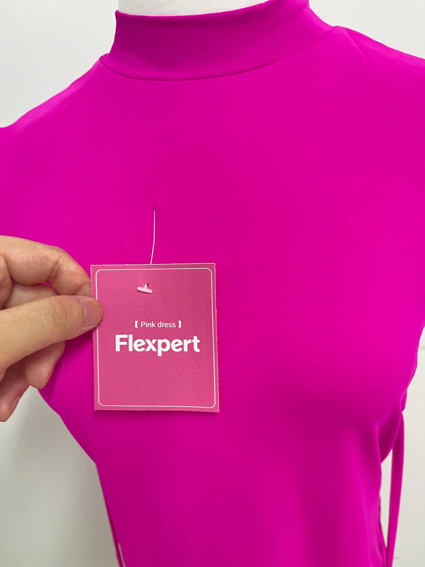 Flexpert Dresses Women Midi Dresses Halter Neck Ruched Bodycon Dresses Tie Waist T Shirt Summer Dress