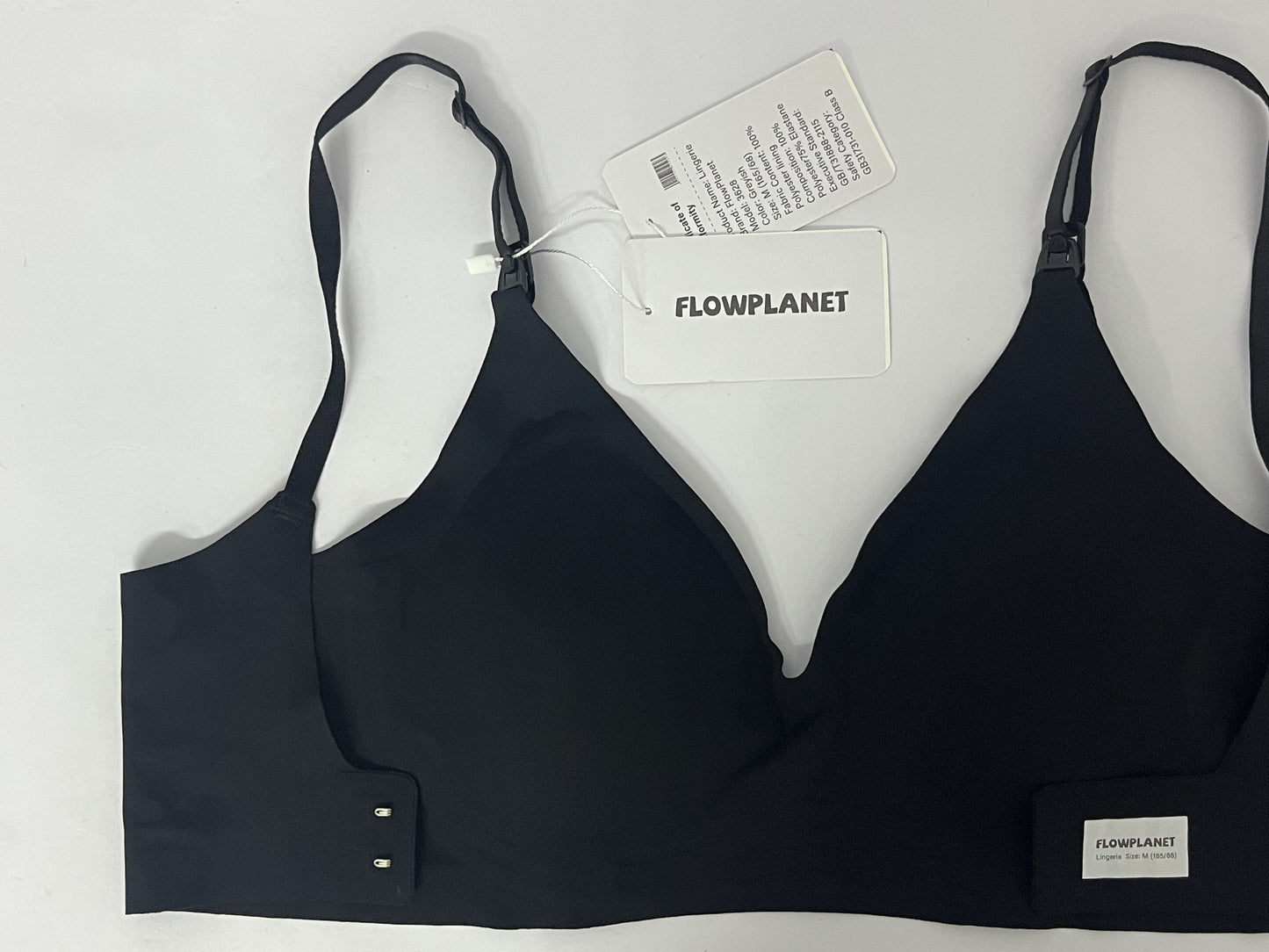 FLOWPLANET Women's Triangle Bralette Plunge Unlined Seamless Bra No Underwire Sexy Comfortable Everyday