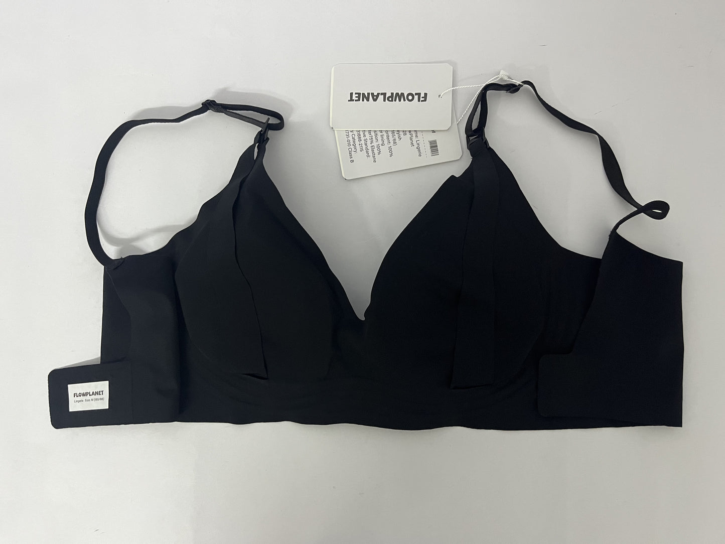 FLOWPLANET Women's Triangle Bralette Plunge Unlined Seamless Bra No Underwire Sexy Comfortable Everyday