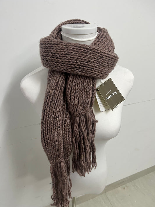 Flowbaby Chunky Knit Scarfs Retro Warm Textured Essential for Autumn & Winter Outfits