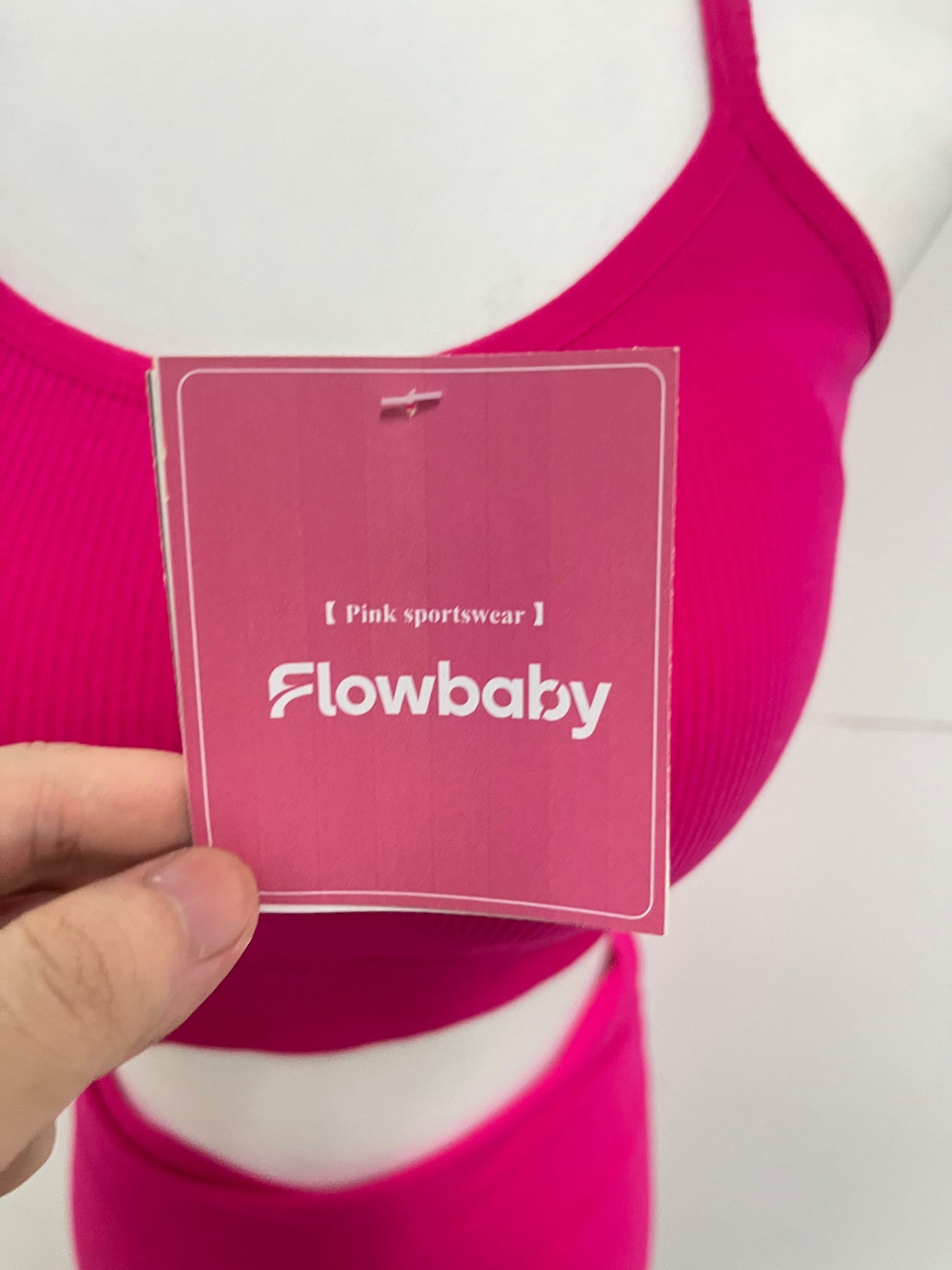 Flowbaby Tracksuits Women's Sportswear Set Camisole Sports Bra + High-Waisted Sport Shorts Vibrant & Fashionable First Choice for Yoga & Fitness