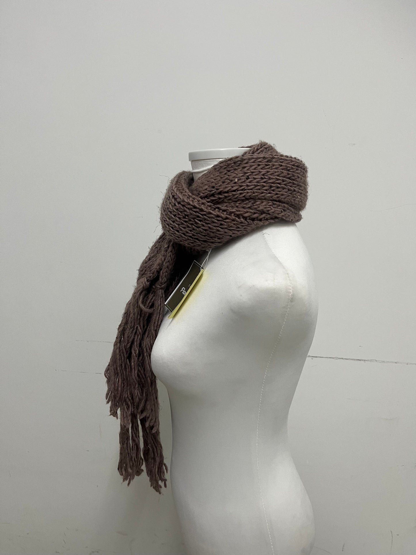 Flowbaby Chunky Knit Scarfs Retro Warm Textured Essential for Autumn & Winter Outfits