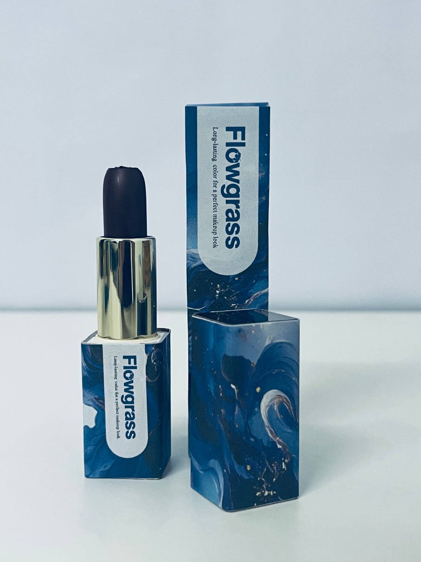 Flowgrass Temperature-Sensitive Color-Changing Black Lipstick - Long-Lasting Nourishing Personalized Lipstick