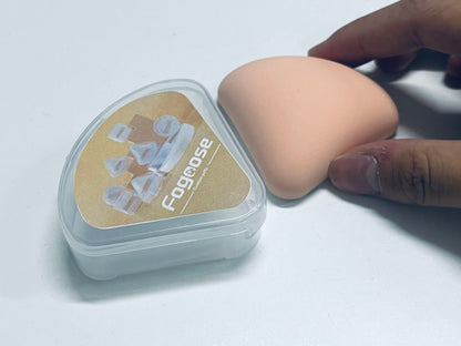 Fogoose Powder Puff , Soft Makeup Foundation Puff Soft Makeup Puff Set With Case, Beauty Sponge Foundation Applicator (Classic)