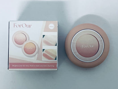 ForOur All Over Blusher - Multi-Use Cream Jelly Blush for Eyes & Cheeks Easy Blend and Buildable Texture with Shimmery Pearls Transparent Natural Finish (11 SHERBET, 0.17 oz)