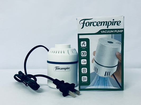 Forcempire Electric Pump for Vacuum Bags, Compression Bag Pump for Vacuuming Clothing, Quilts, Portable Storage Bag Pump