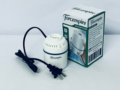 Forcempire Electric Pump for Vacuum Bags, Compression Bag Pump for Vacuuming Clothing, Quilts, Portable Storage Bag Pump