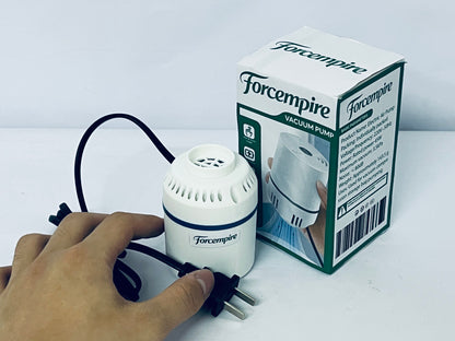 Forcempire Electric Pump for Vacuum Bags, Compression Bag Pump for Vacuuming Clothing, Quilts, Portable Storage Bag Pump