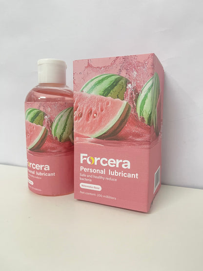 Forcera Watermelon Flavor Personal Lubricant delivering a fresh and pleasant user feeling that makes intimate moments more relaxing
