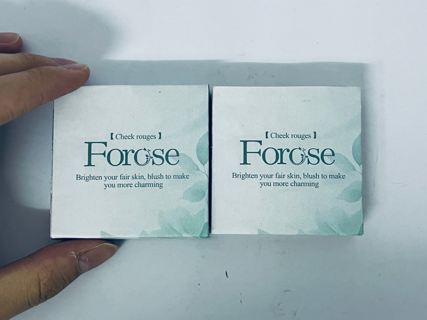 Forose 3-Color Blush Palette, Blendable Natural Glow Cheek Rouge for Brightening Complexion