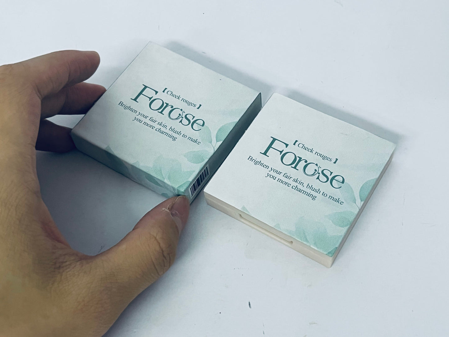 Forose 3-Color Blush Palette, Blendable Natural Glow Cheek Rouge for Brightening Complexion