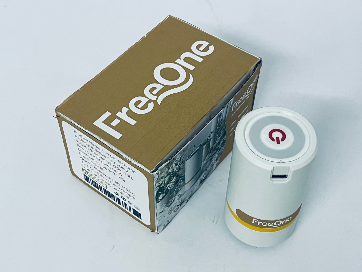 FreeOne Vacuum Pump for Storage Bags Electric Pump for Vacuum Storage Portable Electric Pump