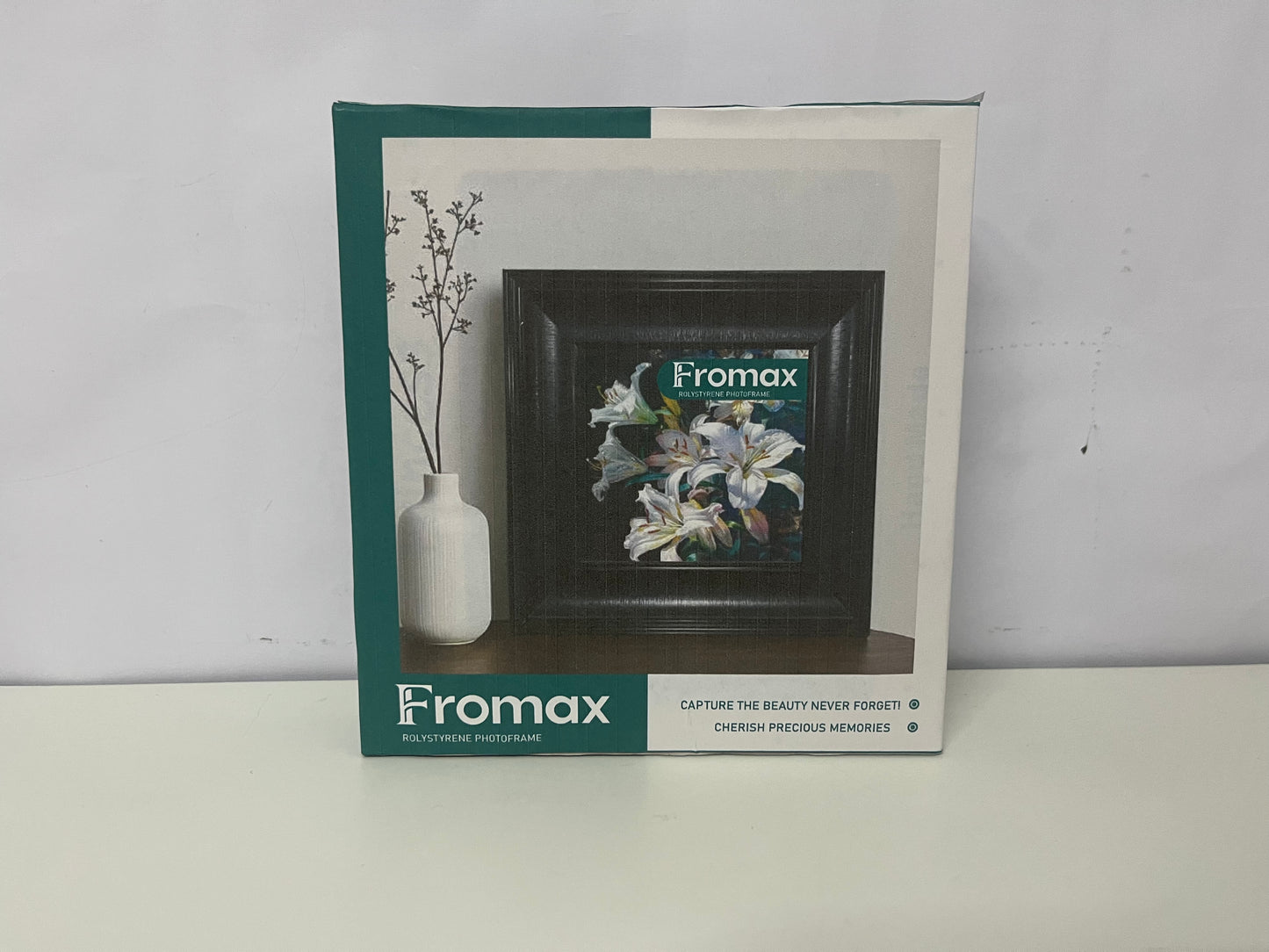[Fromax Picture frames]——Vintage Black & Gold Photo Frame - Luxury Tabletop & Wall-Mountable Display Frame