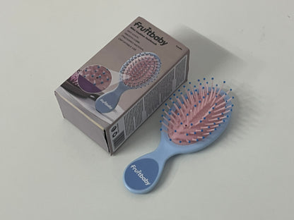 Fruitbaby Mini Cushion Hairbrush A Portable Hair Care Essential for Smooth & Gentle Brushing