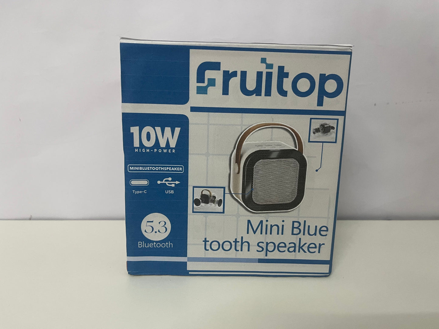 Fruitop 10W High-Power Mini Bluetooth Speaker A Portable & Powerful Audio Essential