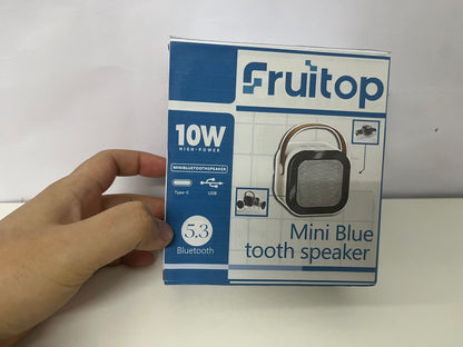 Fruitop 10W High-Power Mini Bluetooth Speaker A Portable & Powerful Audio Essential