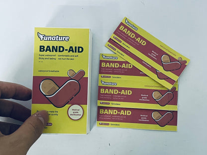Funature Flexible Breathable Bandages Patch for Family First Aid Skin Wrap Finger Wound