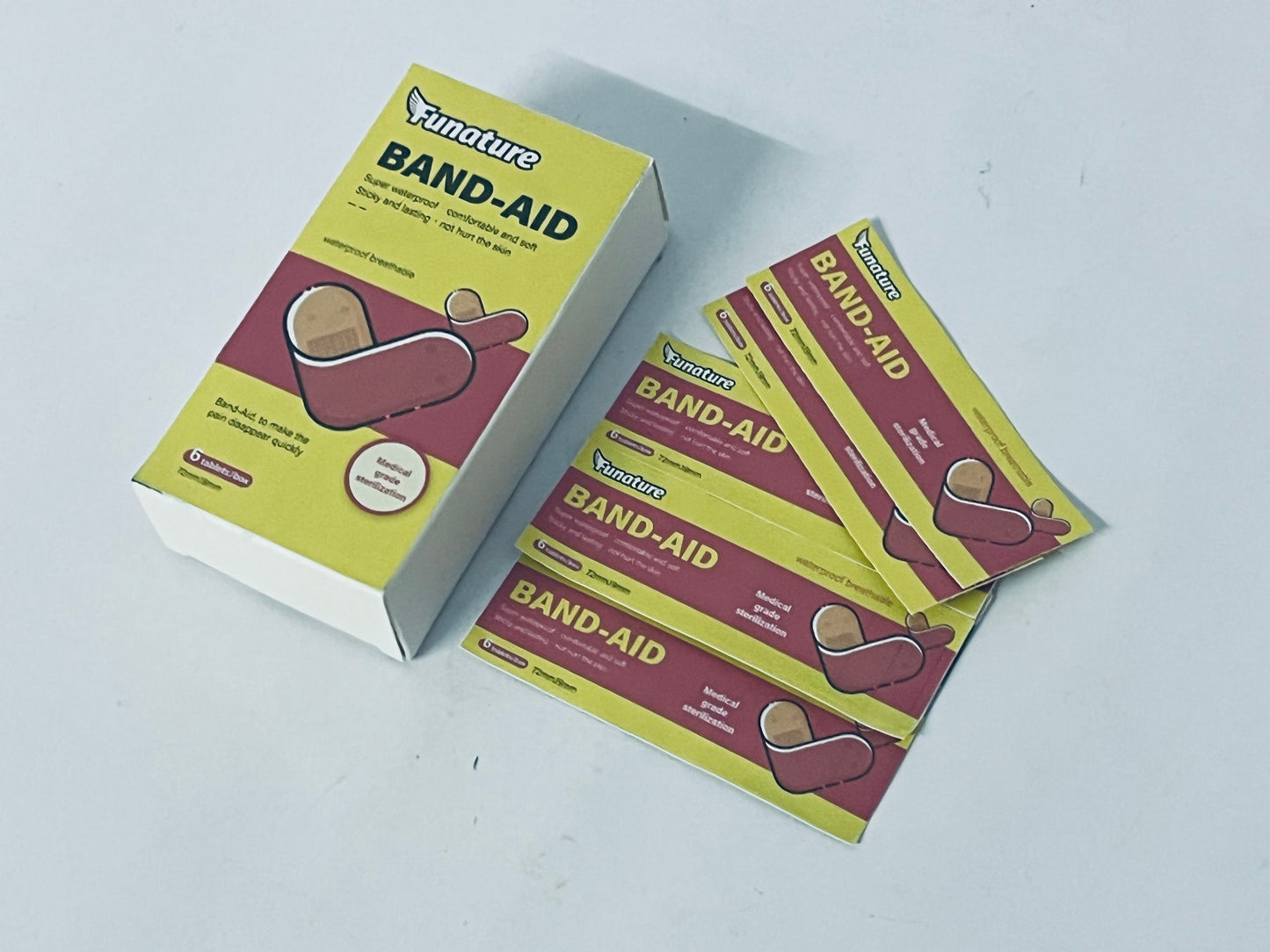 Funature Flexible Breathable Bandages Patch for Family First Aid Skin Wrap Finger Wound