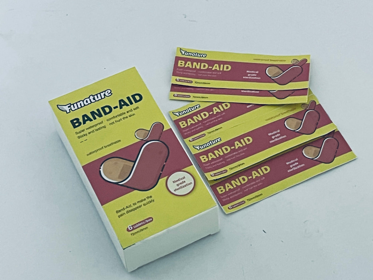 Funature Flexible Breathable Bandages Patch for Family First Aid Skin Wrap Finger Wound