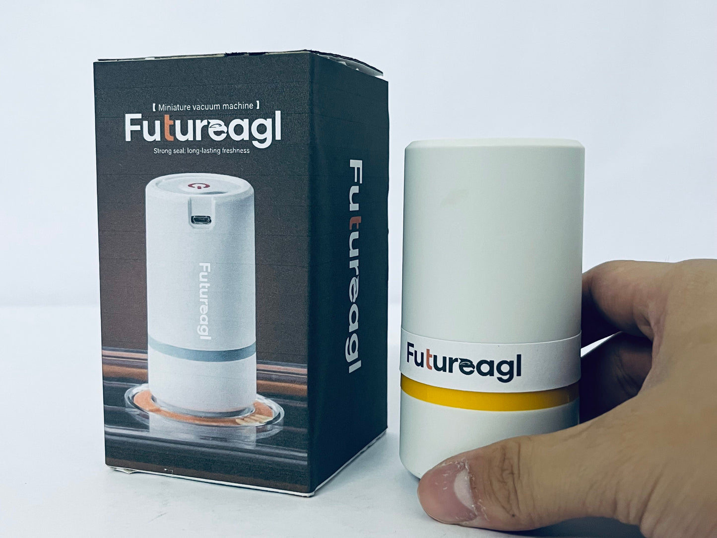 Futureagl Electric Pump for Vacuum Storage Bags Travel Vacuum Pump for Various Sealing Bags Portable Vacpack Air Pump for Clothing, Pillows, Comforters (Storage Bag Not Included)