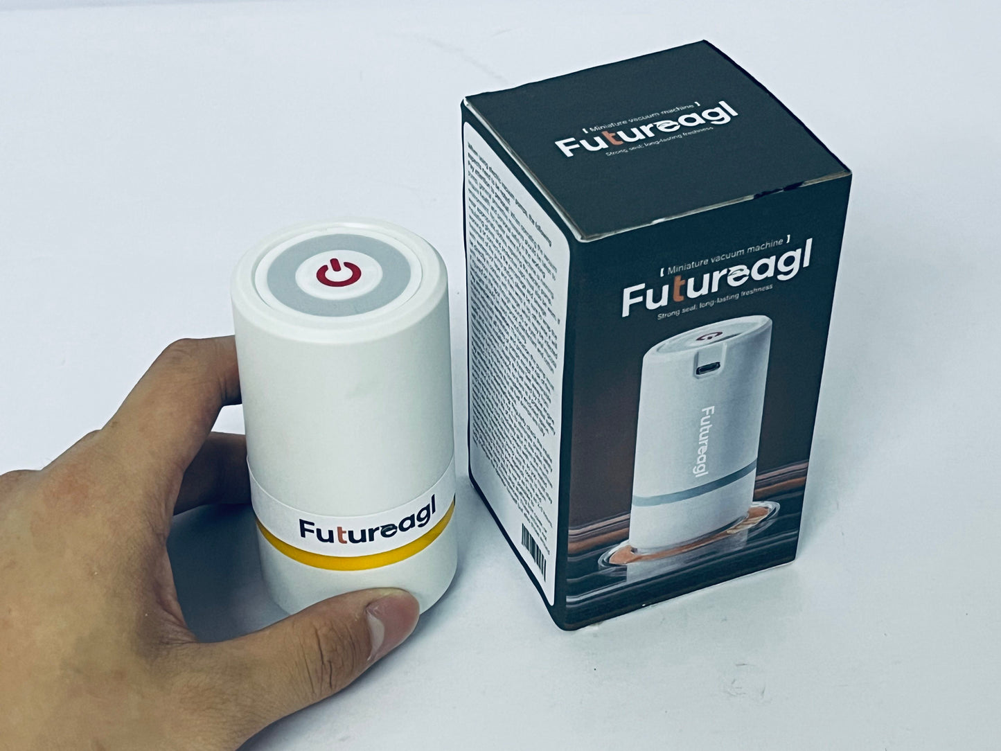 Futureagl Electric Pump for Vacuum Storage Bags Travel Vacuum Pump for Various Sealing Bags Portable Vacpack Air Pump for Clothing, Pillows, Comforters (Storage Bag Not Included)