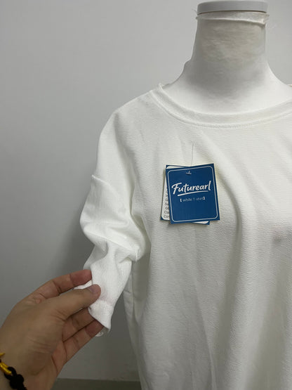 【Futurearl White T-shirt】—— Casual & Comfortable Daily Essential