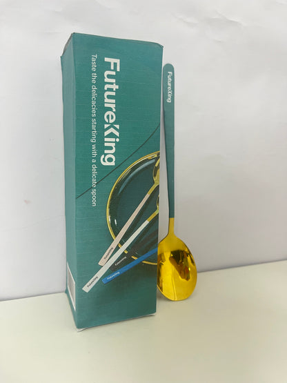 【Futureking Two-Tone Dining Spoon】—— Stylish & Practical Tableware Essential