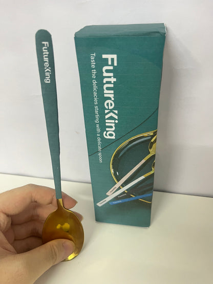 【Futureking Two-Tone Dining Spoon】—— Stylish & Practical Tableware Essential