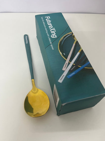 【Futureking Two-Tone Dining Spoon】—— Stylish & Practical Tableware Essential