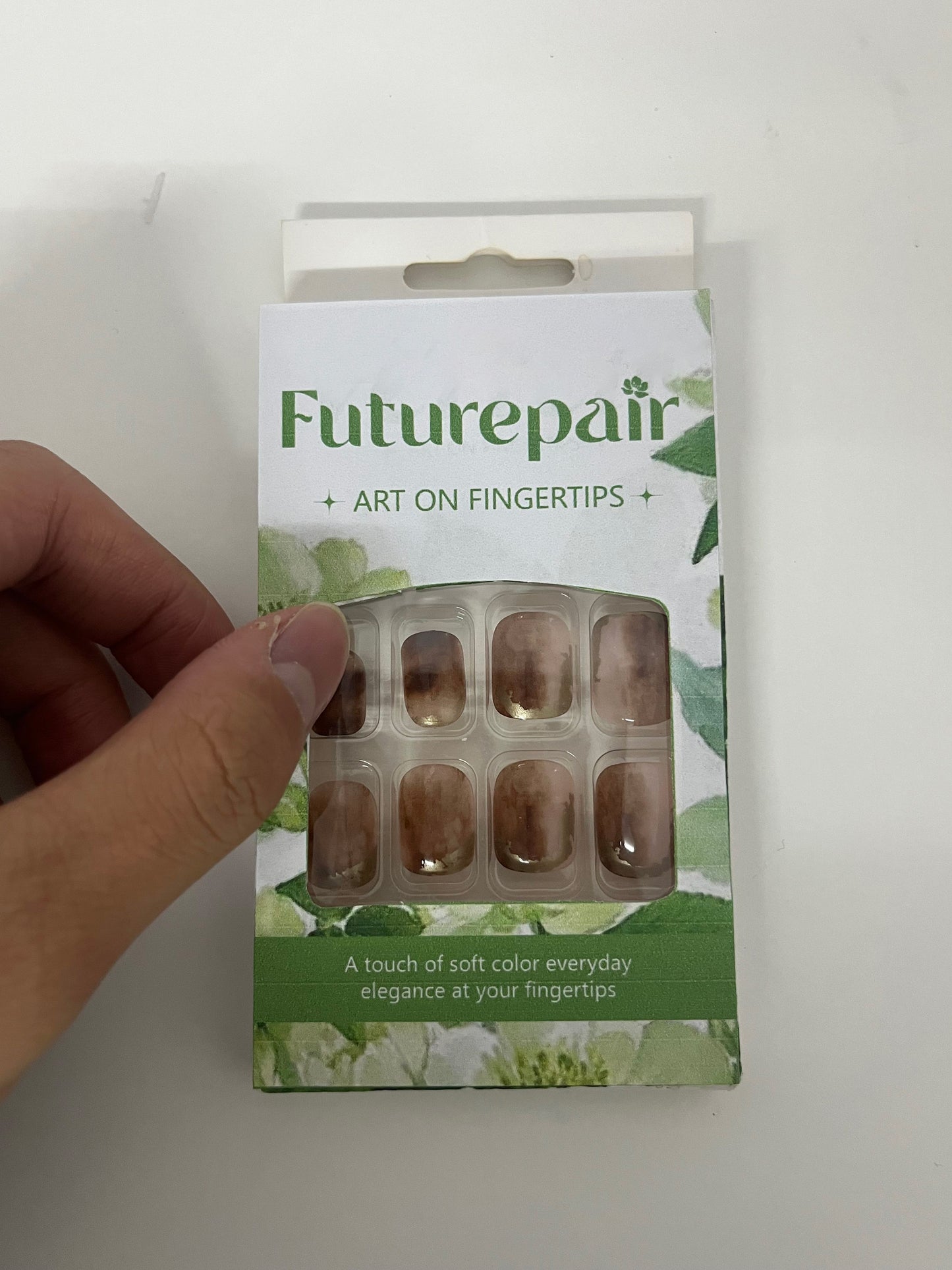 Futurepair Soft Mist Gradient Fake Nails: Daily Soft Color Elegance at Your Fingertips