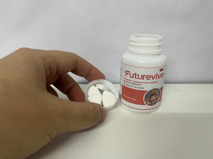 Futurevive Strawberry-Flavored Multivitamin Tablets: Family-Friendly Nutritional Support for Immunity & Heart