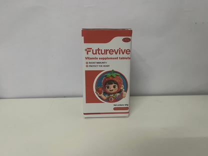 Futurevive Strawberry-Flavored Multivitamin Tablets: Family-Friendly Nutritional Support for Immunity & Heart