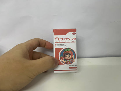 Futurevive Strawberry-Flavored Multivitamin Tablets: Family-Friendly Nutritional Support for Immunity & Heart