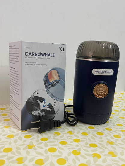 GARROWHALE Lapping machines  Electric Spice and Herb Grinder, Dry Herb Mini Electric Grinder Compact Size with 1.7oz/50ml Herb Jar and Spoon Tool