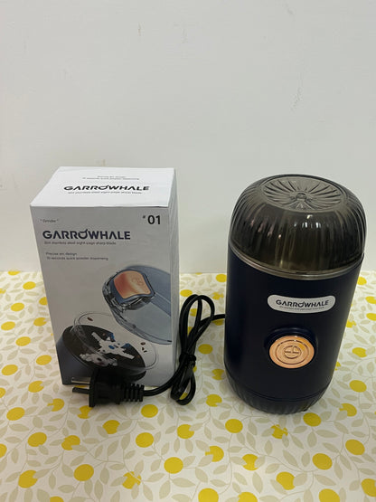 GARROWHALE Lapping machines  Electric Spice and Herb Grinder, Dry Herb Mini Electric Grinder Compact Size with 1.7oz/50ml Herb Jar and Spoon Tool