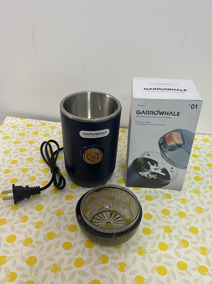 GARROWHALE Lapping machines  Electric Spice and Herb Grinder, Dry Herb Mini Electric Grinder Compact Size with 1.7oz/50ml Herb Jar and Spoon Tool