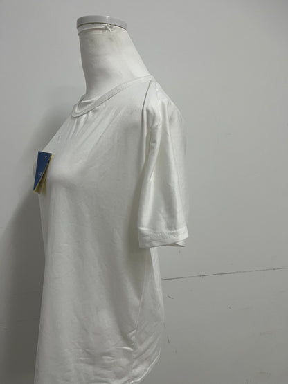 GIRLUCKY White Cotton T-Shirt | Minimalist & Versatile, Skin-Friendly & Comfortable, A Must-Have for Daily Wear