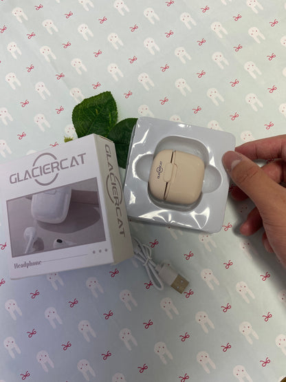 GLACIERCAT Wireless Bluetooth Earbuds , Hi-Res Audio Headphones, Hybrid Active Noise Cancellation Earphones