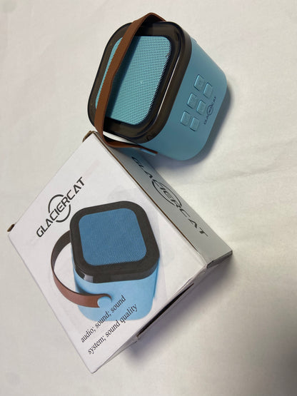 GLACIERCAT Mini Karaoke Machine for Kids Adults,Portable Bluetooth Speaker