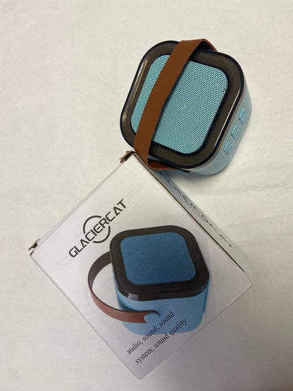 GLACIERCAT Mini Karaoke Machine for Kids Adults,Portable Bluetooth Speaker