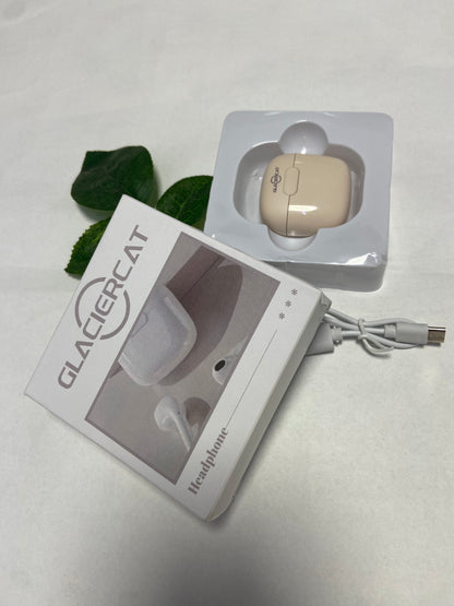 GLACIERCAT Wireless Bluetooth Earbuds , Hi-Res Audio Headphones, Hybrid Active Noise Cancellation Earphones