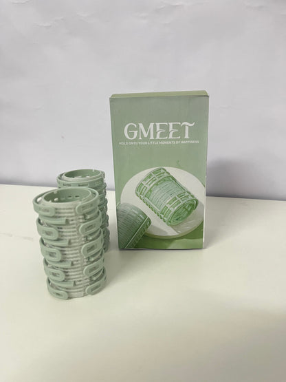 GMEET 6cm Non-Electric Hair Rollers - Heat-Free Self-Grip Curling Tools